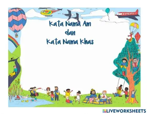 Kata Nama am dan Kata Nama Khas