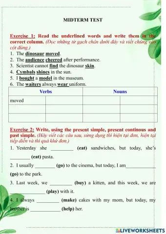 Antoree - Midterm Test Unit 1-6 (FF4)