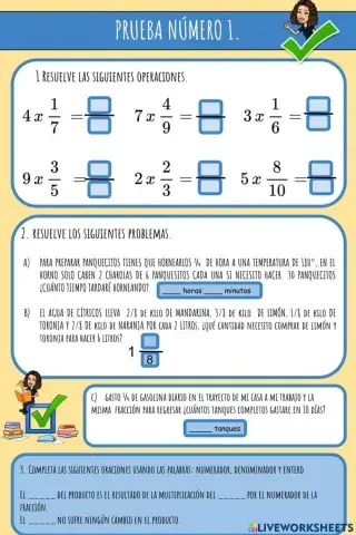 Multiplicacion de fracciones