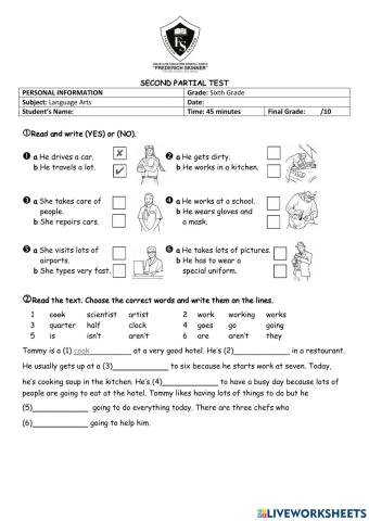 Second unit lesson - 6th