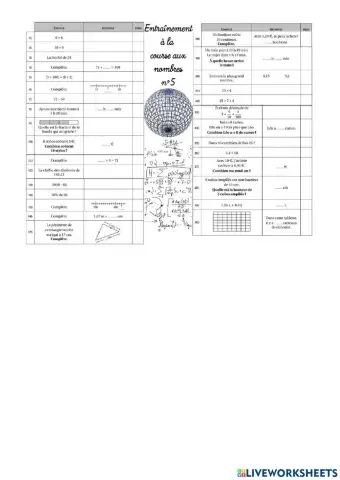 Course aux nombres cm2