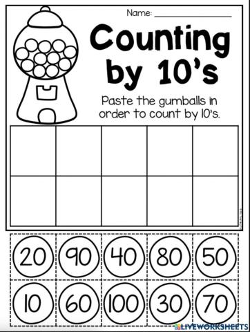 Counting by tens