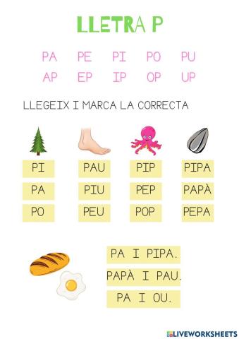 Lletra p