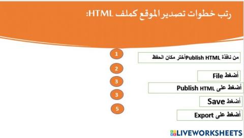 مراحل نشر الموقع