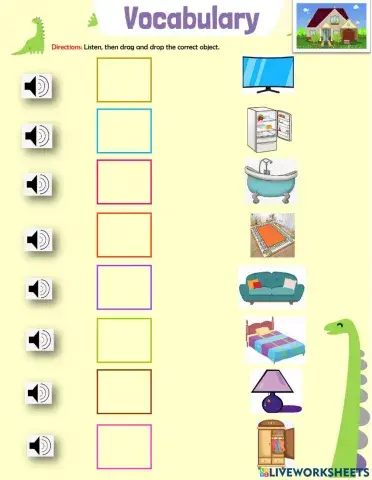 Vocabulary in the house