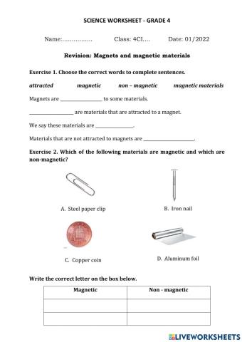 Science - Week 23 - Magnet and magnetic
