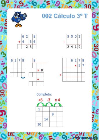 002 CÁLCULO 3º Trimestre