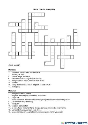 TTS FIKIH KELAS 10 BAB 6-7