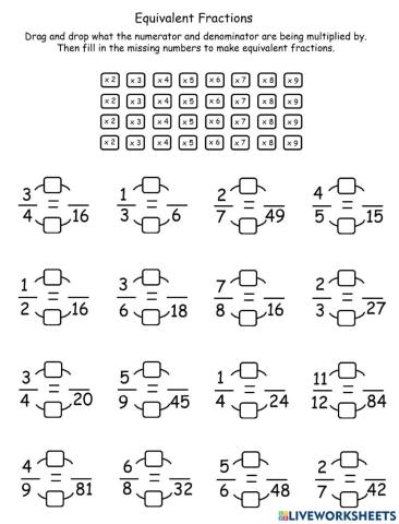 Equivalent Fractions