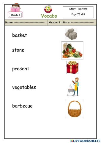 Module 6 vocabulary part 6