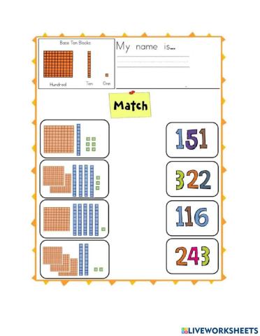 Place value blocks