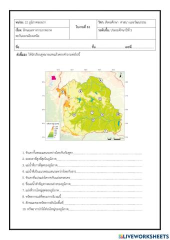 ลักษณะทางกายภาพภาคตะวันออกเฉียงเหนือ