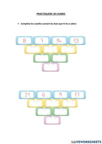 Practiquem les sumes