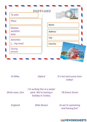 Language features for a Postcard