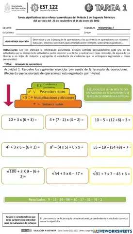 Jerarquia de operaciones