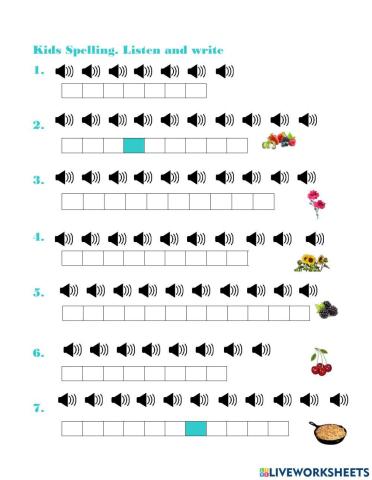 Spelling and dictation