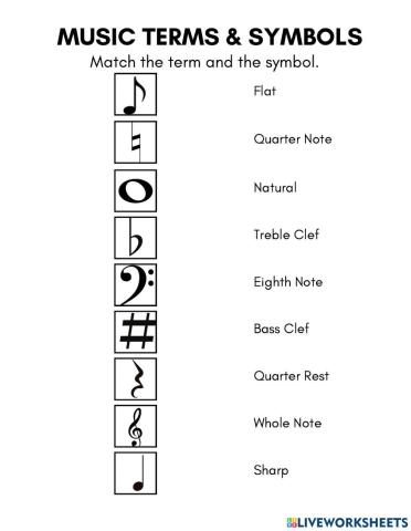 Musical Terms and Symbols
