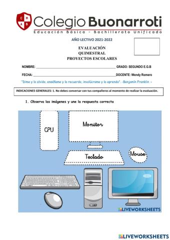Partes de la computadora