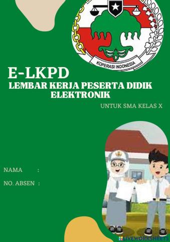 Lembar Kerja Peserta Didik Elektronik (E-LKPD)