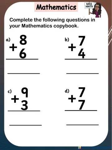 Mathematics  - addition