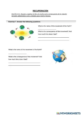 Movements of the Earth