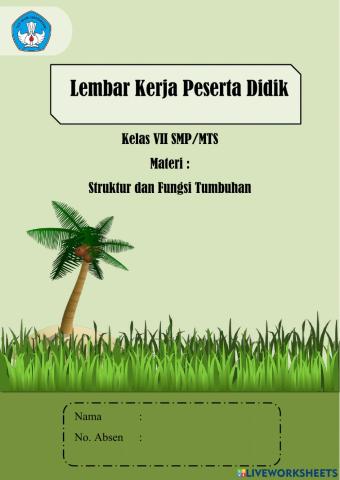 Struktur dan Fungsi Tumbuhan