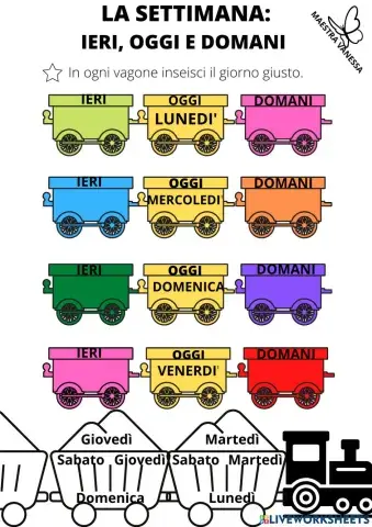 I Giorni della settimana