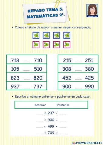 MATE 2º Repaso tema 5