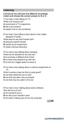 Focus-2-test-2-listening