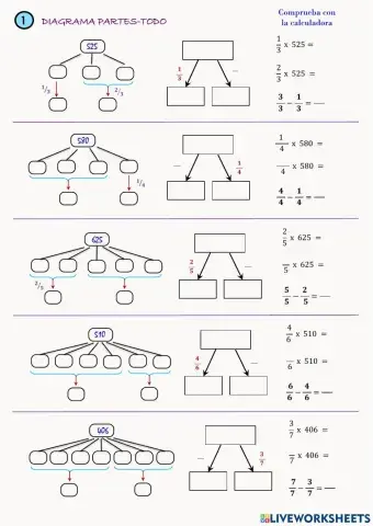 Fracciones de una cantidad A 1