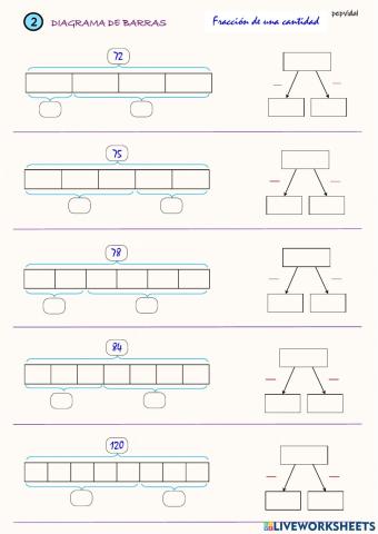 Fracciones de una cantidad A 2