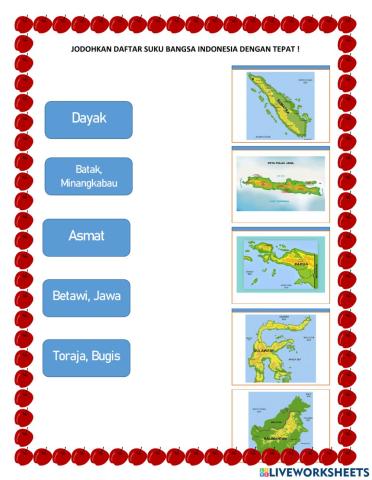 Keberagaman Suku Indonesia