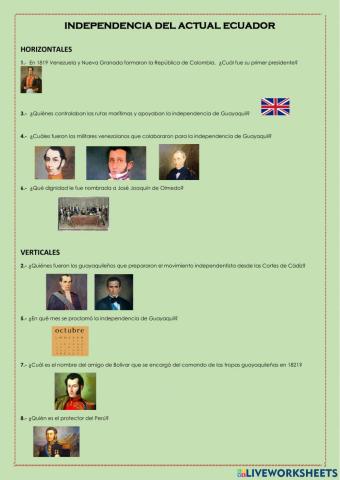 Independencia del actual ecuador