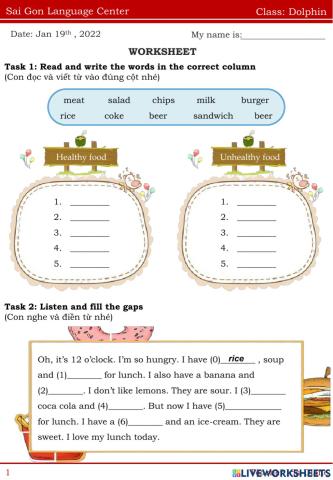 Homework-class Dolphin Jan 19th