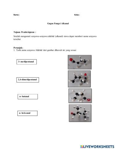 Gugus Fungsi Alkanal