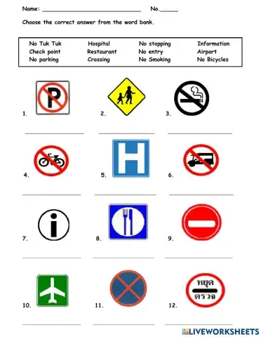 Road signs