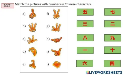 Chinese characters (numbers)