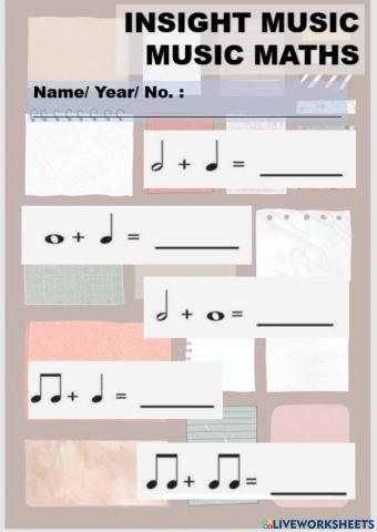Music Maths