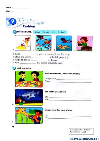 Module 9 : On Holiday!