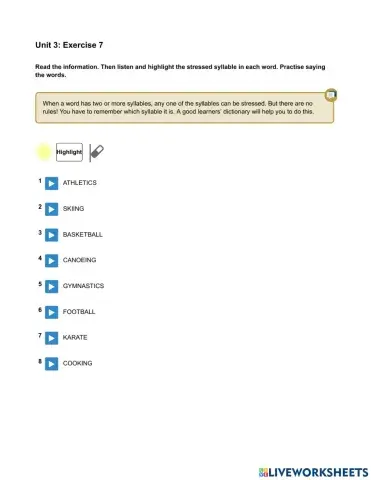 Mindset Foundation - Listening & Speaking Skills Modules - Unit 3 Ex7