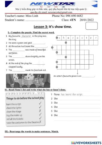 4TN L3 Show time 20-1