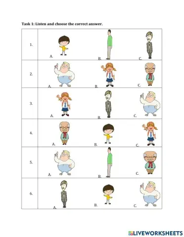 Adjectives to describe people