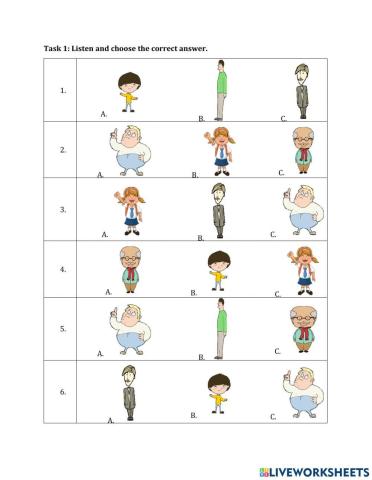 Adjectives to describe people