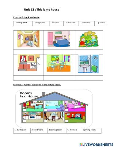 Unit 12: this is my house