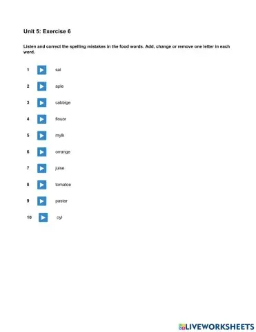 Mindset Foundation - Listening & Speaking Skills Modules - Unit 5 Ex6