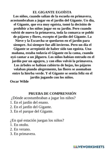 Ficha de repaso 5º de primaria