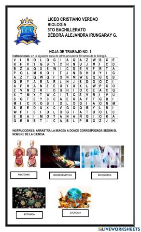 Ramas de la Biología