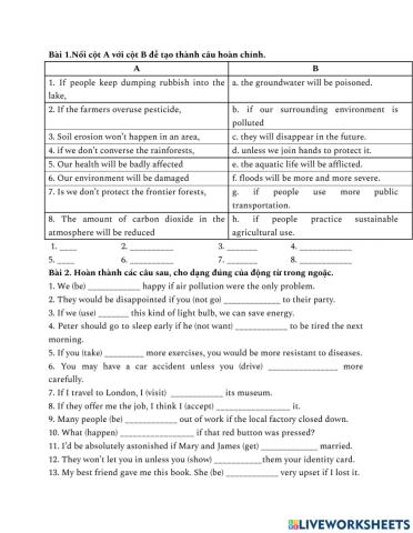 Conditional sentences