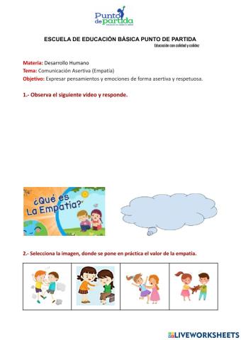 Comunicación Asertiva (Empatía)