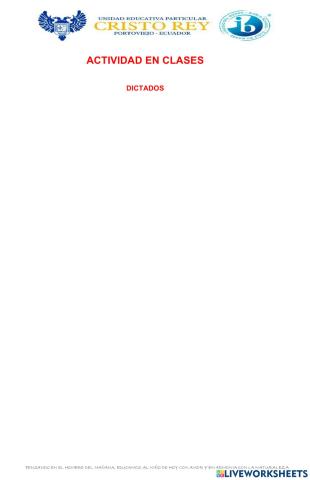 Dictado de párrafos